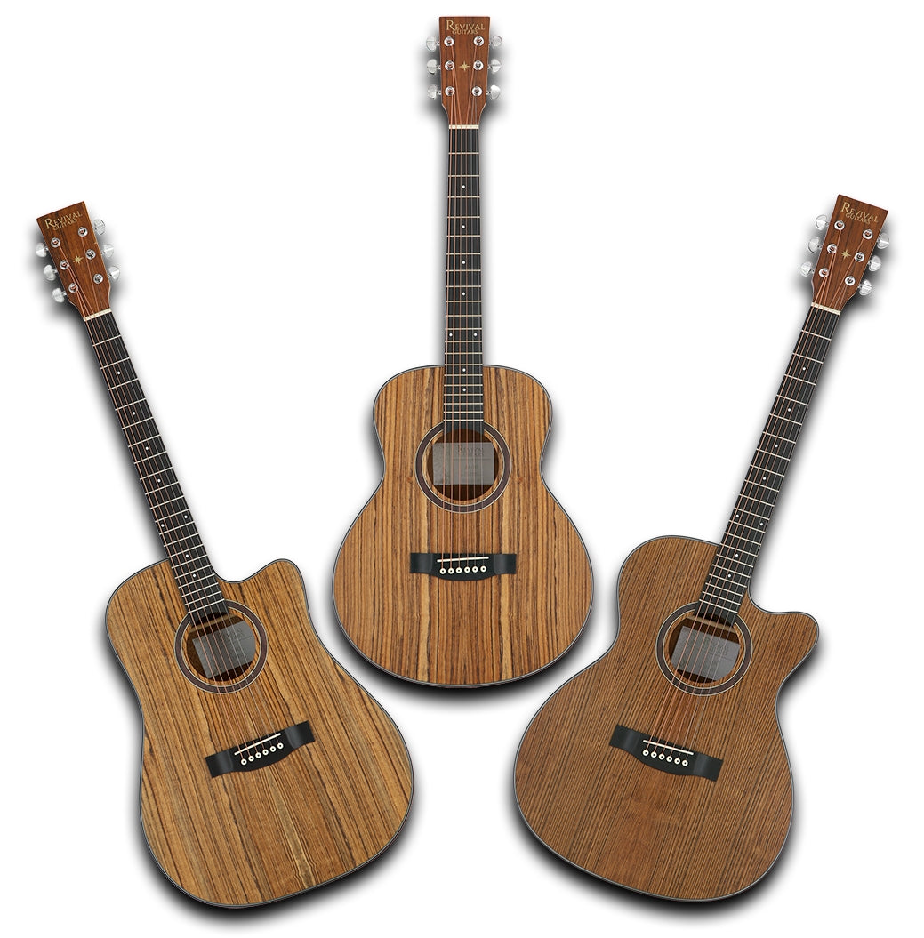 Revival Guitars G10C-E Walnut Body Grand Auditorium with Cutaway Electro Acoustic Guitar